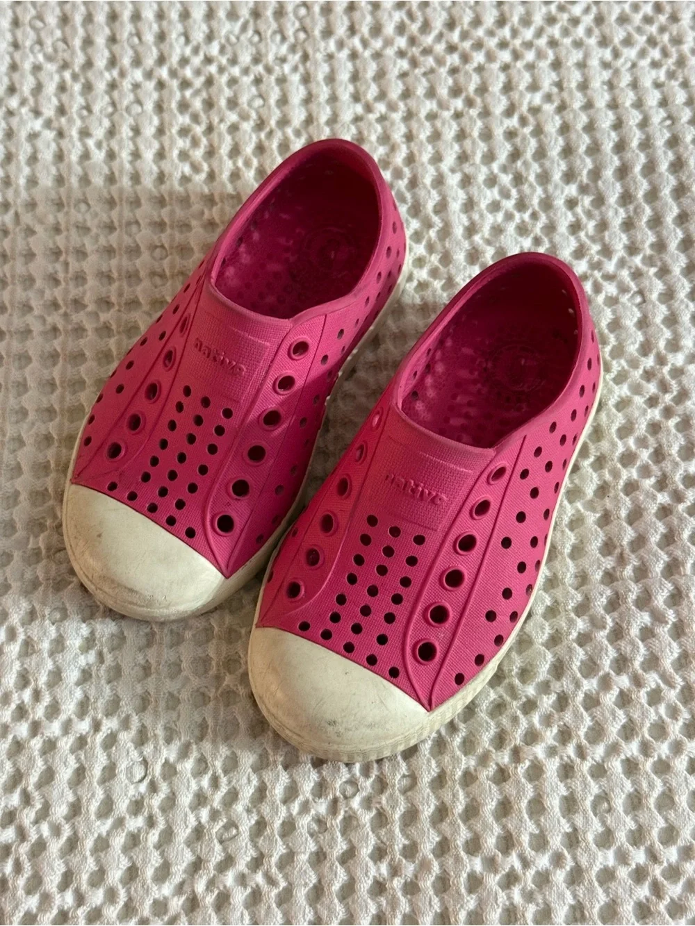 Native pink toddler